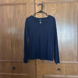 Sonoma Deep Blue V-Neck Top